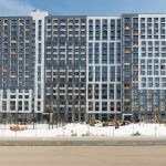 Восприятие жилой среды: съемка ЖК Новый Зеленоград с высоты человеческого роста. Благоустройство и архитектура SPEECH.