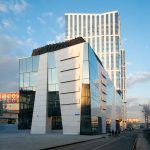 Жилой комплекс Чкалово, фасад с остеклением, Земляной Вал