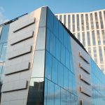 Фрагмент фасада ЖК Чкалово, динамика линий