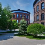 Газгольдеры после реконструкции, бизнес-квартал Арма, метро Курская