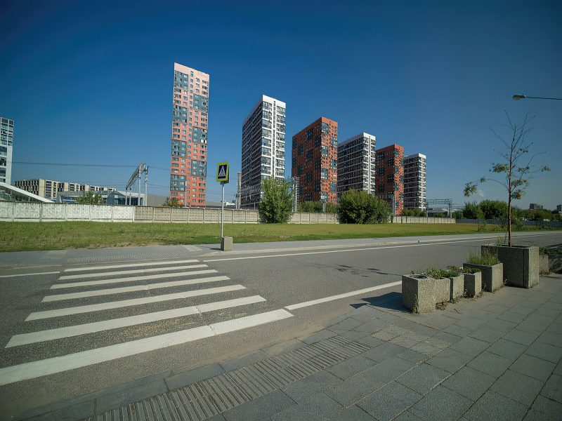 Доходный дом ДОМ.РФ, общий план фасада, Автозаводская 23Бк2