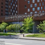 Крупный план кирпичной кладки Даниловского форта, текстура и цвет, Даниловский район