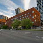 Даниловский форт, общий план, краснокирпичные корпуса на набережной, Москва