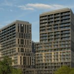 ЖК Forst, вид со стороны двора