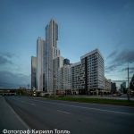 Башня элеватора — сохраненный артефакт мелькомбината, ЖК Headliner, Мукомольный проезд, Пресненский район