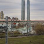 Вид на башни Capital Towers из ЖК Headliner, Москва-Сити, Пресненский район