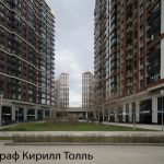 Фрагмент фасада ЖК Сердце столицы, клинкерная плитка и стеклофибробетон, SPEECH