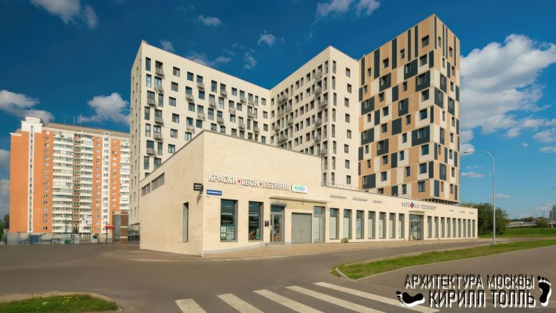 Фасад ЖК Nord, скандинавская архитектура, Долгопрудненское шоссе 6А, апартаменты у метро Физтех