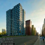 ЖК Технопарк, яркий цветной фасад, архитектура Speech, Автозаводская 23, Даниловский район