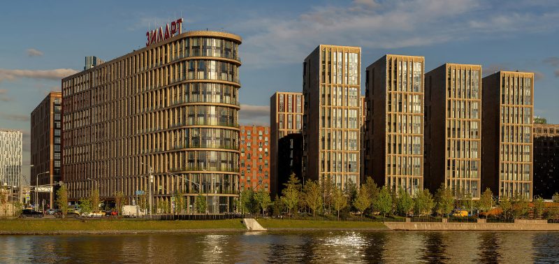 Дом-комета, вид с набережной, архитектура Сергея Скуратова, ЗИЛАРТ