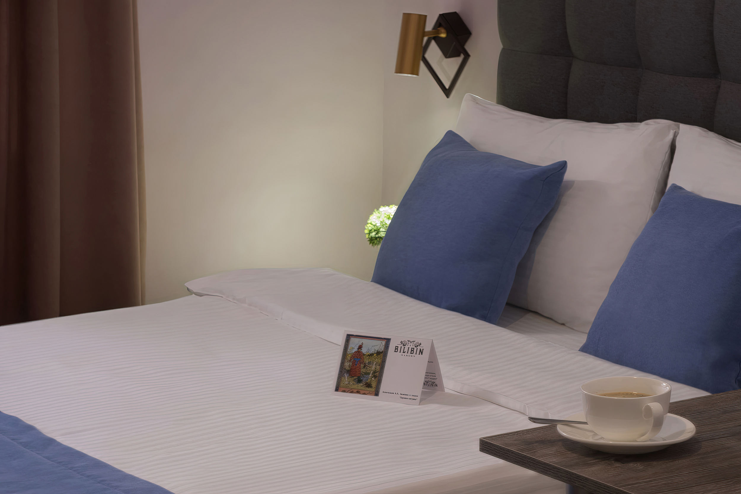 Геометрия пространства: диагональная композиция Угловой ракурс номера гостиницы. Фотограф Кирилл Толль