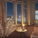 Балкон номера с видом на центр Москвы | Интерьерная фотография Кирилла Толль