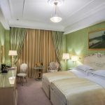 Creating inviting hotel room imagery through professional photography. This shot by Kirill Toll demonstrates effective use of available light. Services for hotels in Moscow region including Odintsovo, Krasnogorsk, Istra.