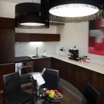 Hotel room kitchenette photography by Kirill Toll. How to showcase functional spaces effectively? Our professional services highlight both design and practicality of hotel amenities