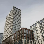 Фасад ЖК Событие, Янковского 1к2 — кадр Кирилла Толля, Аминьевская