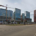 Стройка ЖК Событие на улице Янковского — экстерьерная фотография Кирилла Толль, Раменки