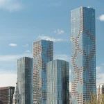 Высотка 54 этажа ЖК Level Мичуринский — экстерьерная фотография Кирилла Толля