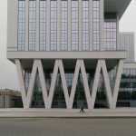 Архитектурная съемка фасада БЦ Технопарк ЗИЛ у метро Автозаводская фотограф Кирилл Толль